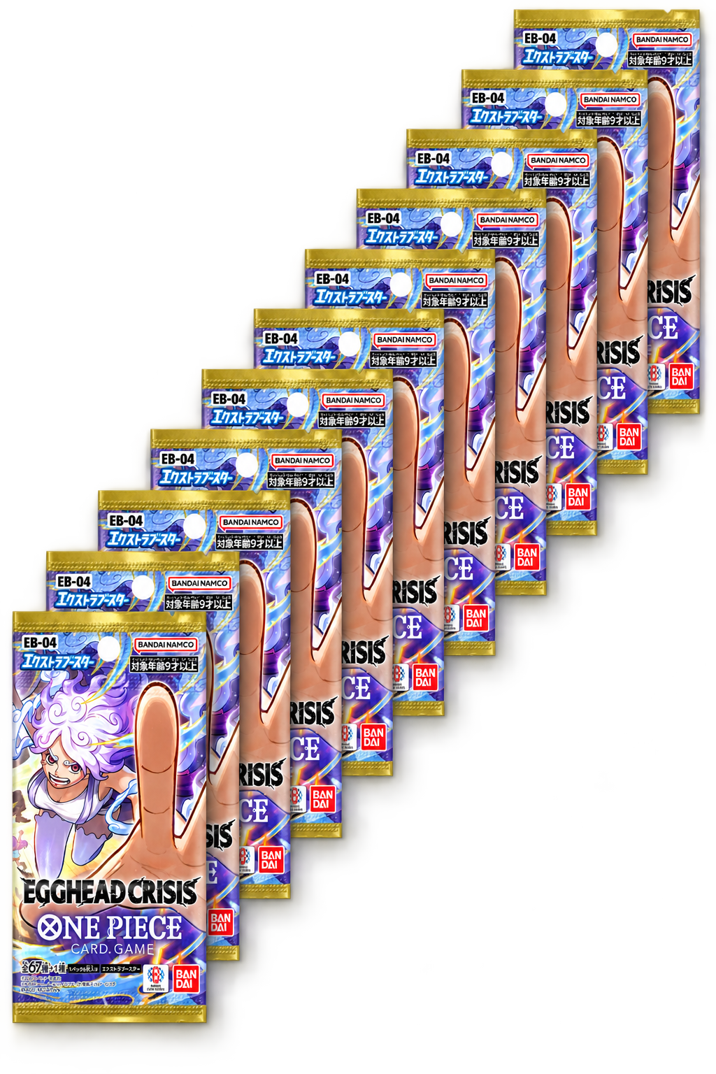 One Piece Card Game EGGHEAD CRISIS EB-04 Japanese — 10 Booster Pack Offer