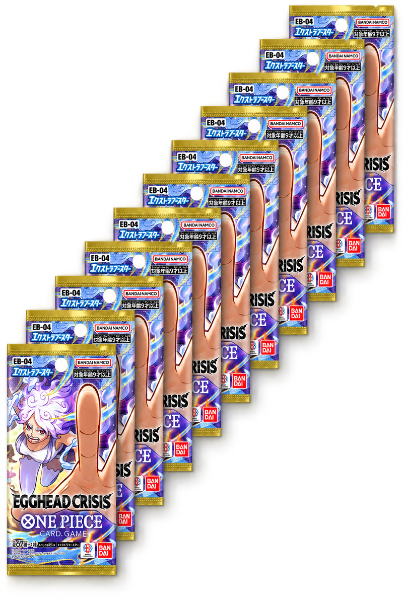 One Piece Card Game EGGHEAD CRISIS EB-04 Japanese — 10 Booster Pack Offer
