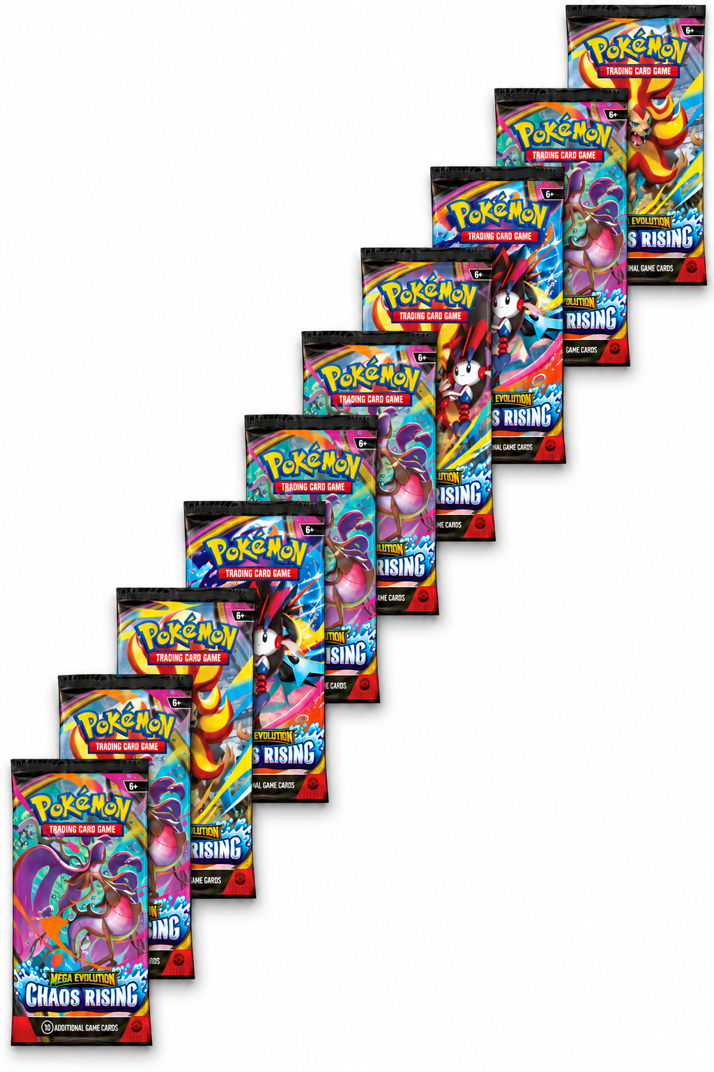 Pokémon Chaos Rising English — 10 Booster Pack Offer
