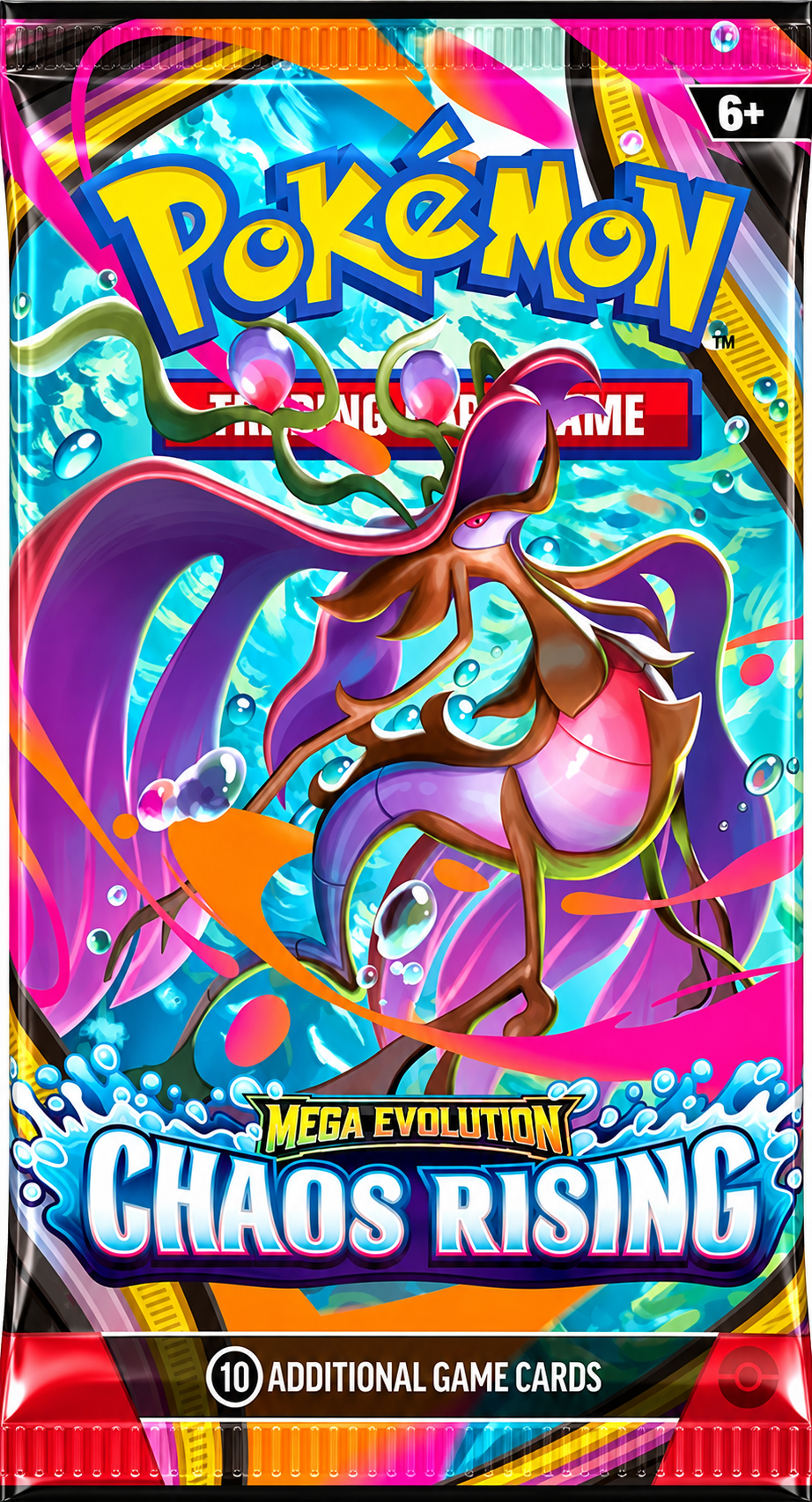 Pokémon Chaos Rising English — 10 Booster Pack Offer