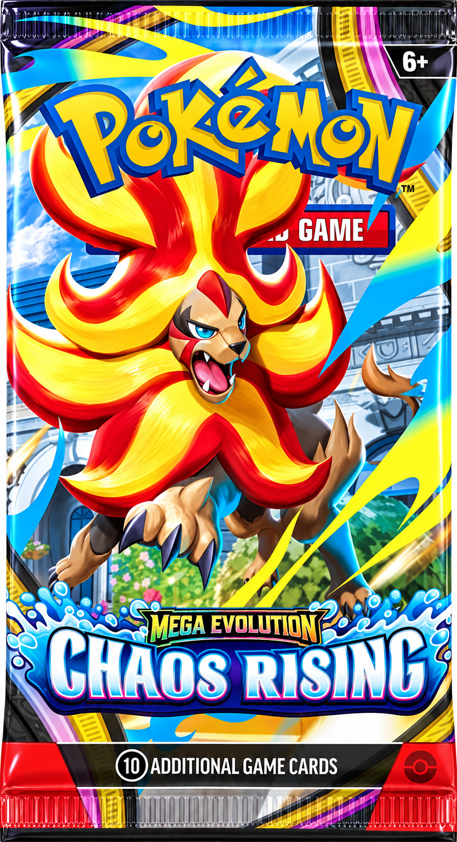 Pokémon Chaos Rising English — 10 Booster Pack Offer
